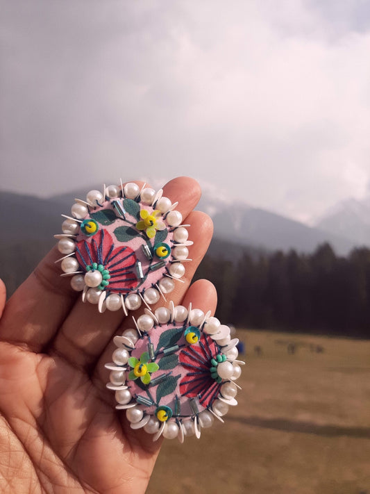 Meadow Handpainted Earrings by Kihoy