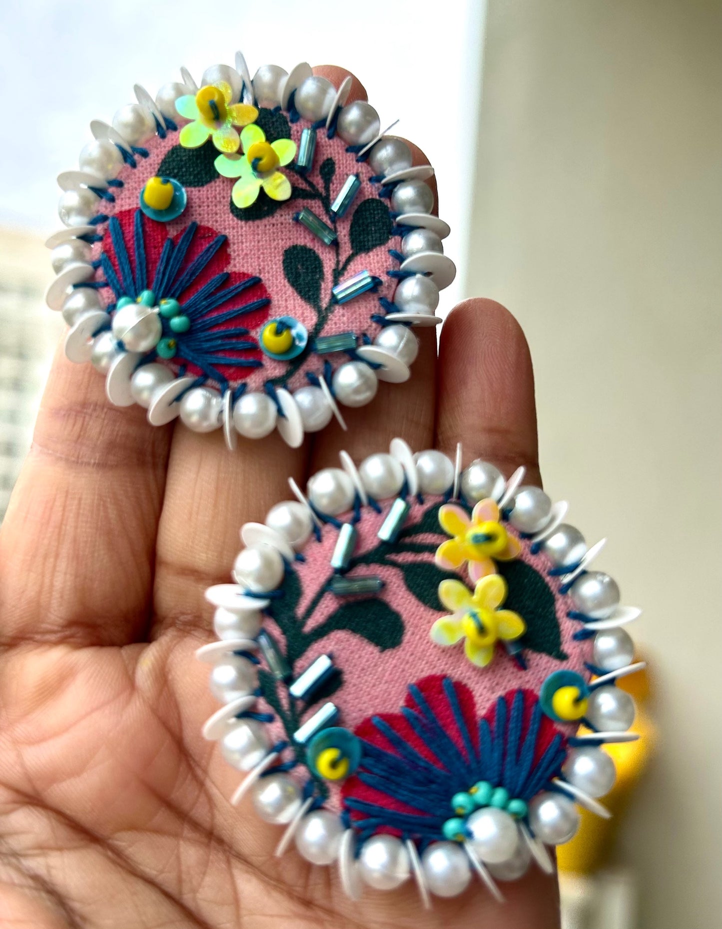 Meadow Handpainted Earrings by Kihoy